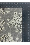 Krem Yerli Polyester Dantel