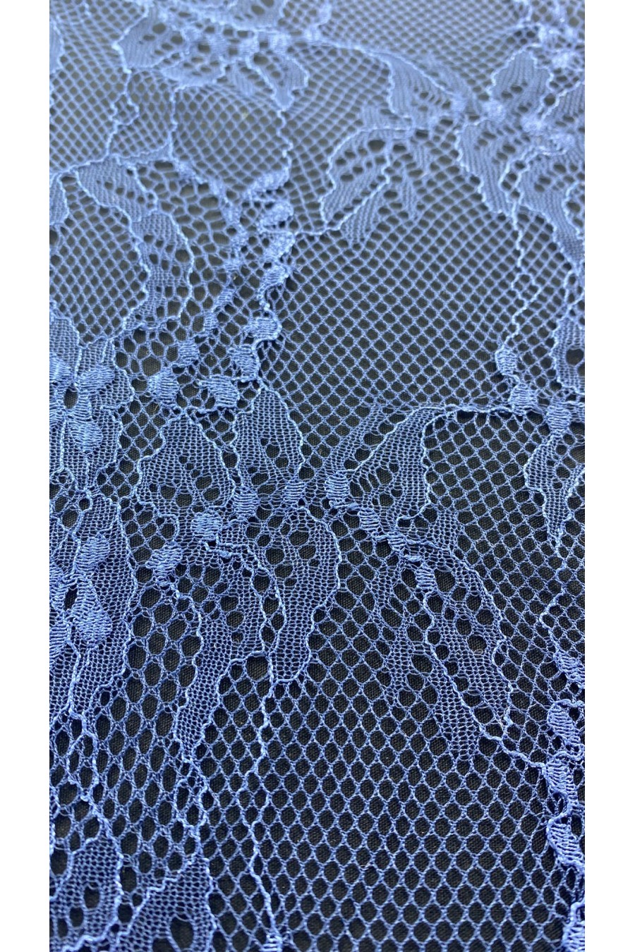 Lacivert Naylon İthal Dantel