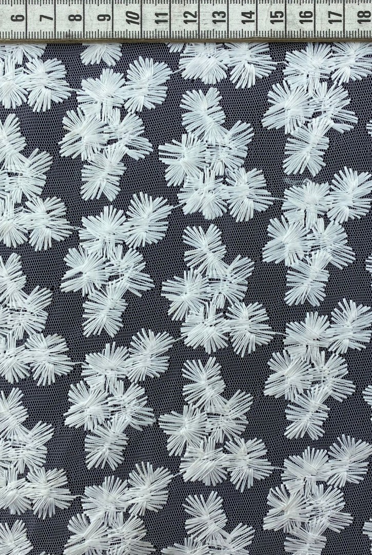 11234 BRODE/YERLİ/LEZ/TÜL ÜZERİ/MAT POLYESTER/HAM