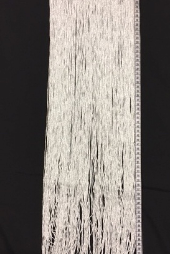 5056 BRODE/YERLİ/POLYESTER/SAÇAKLI/SİMLİ/90CM/SİYAH