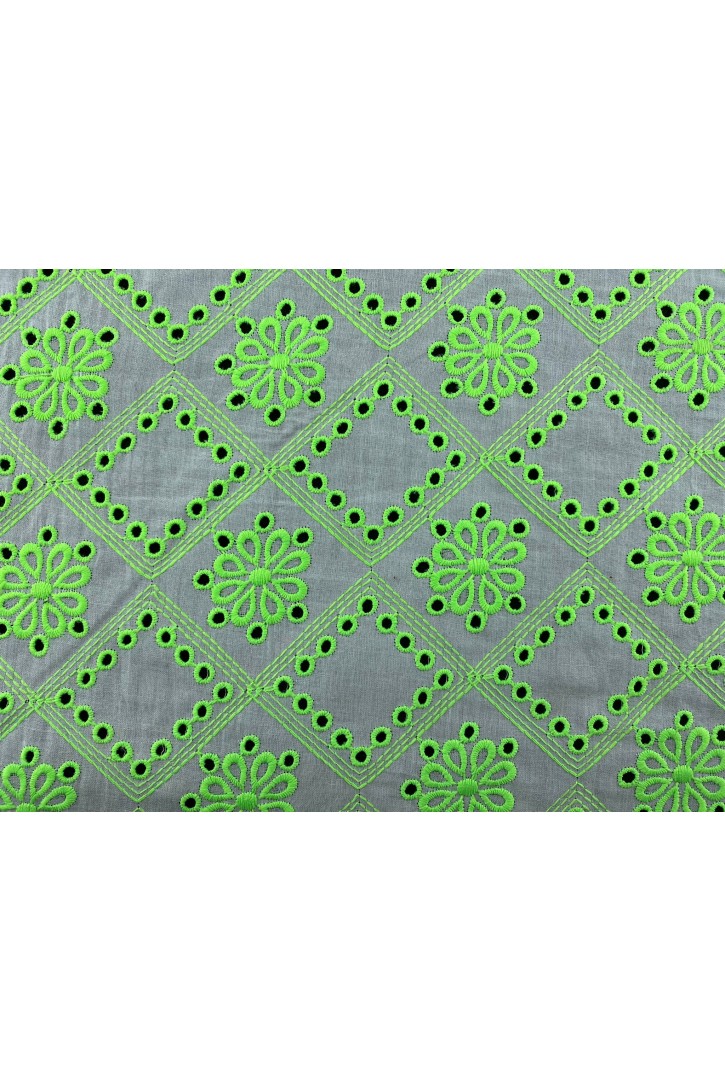 Neon Yeşil Pamuk Vual Brode