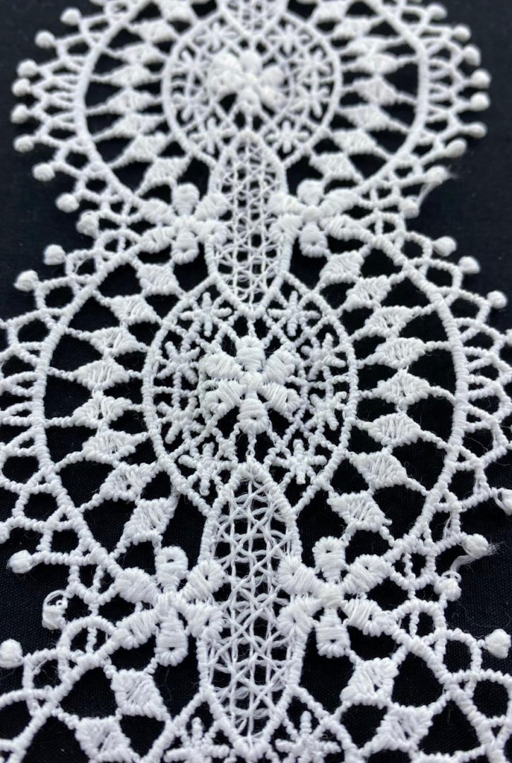 Ham Mat Polyester Güpür Brode Bant