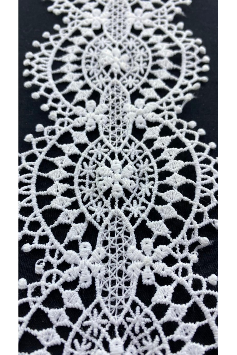 Ham Mat Polyester Güpür Brode Bant