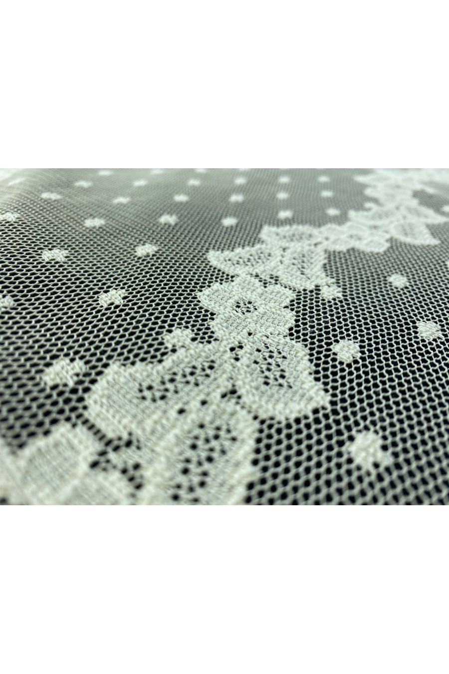 Krem Renkli Polyester Dantel