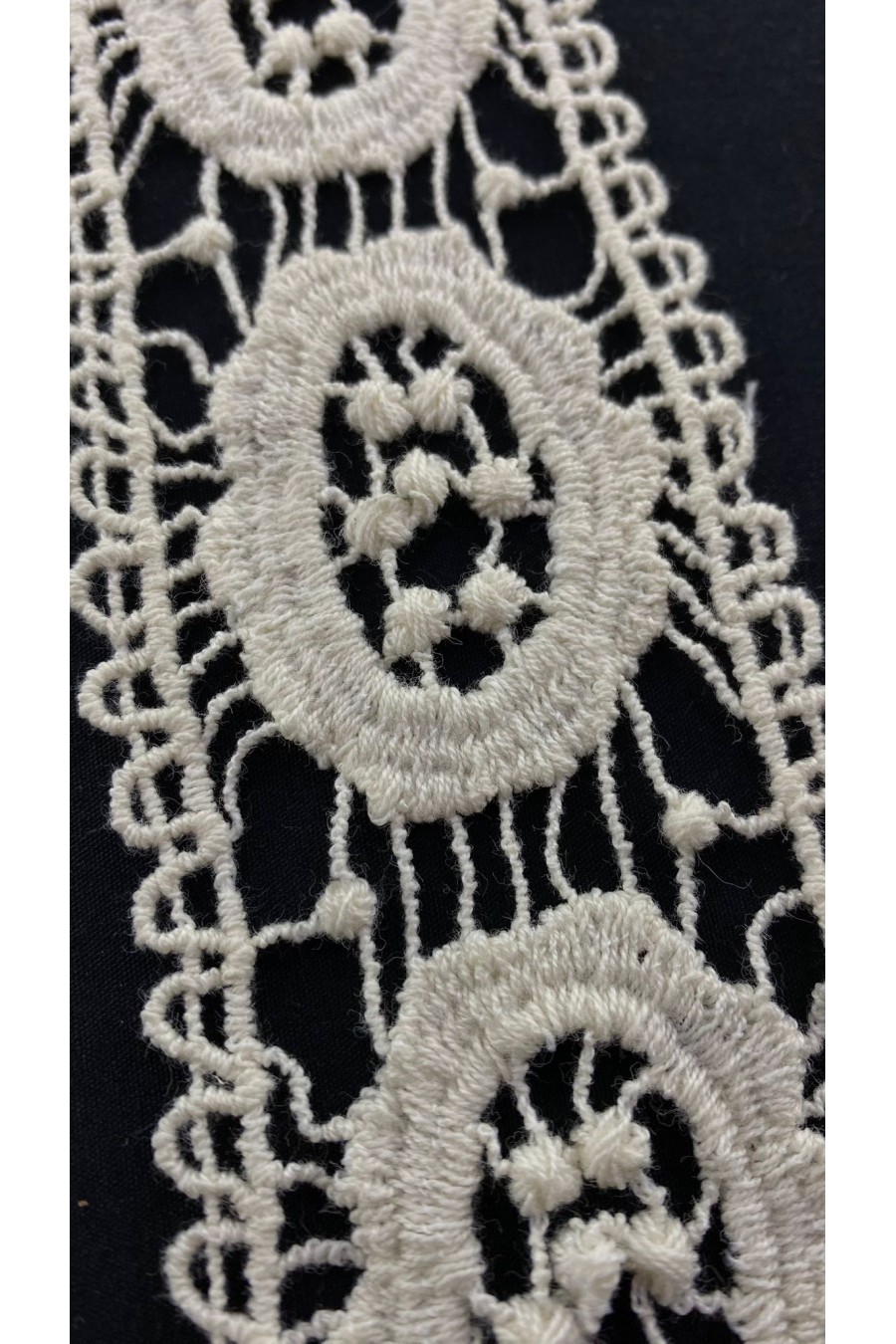 Ham Pamuk Güpür Brode Bant