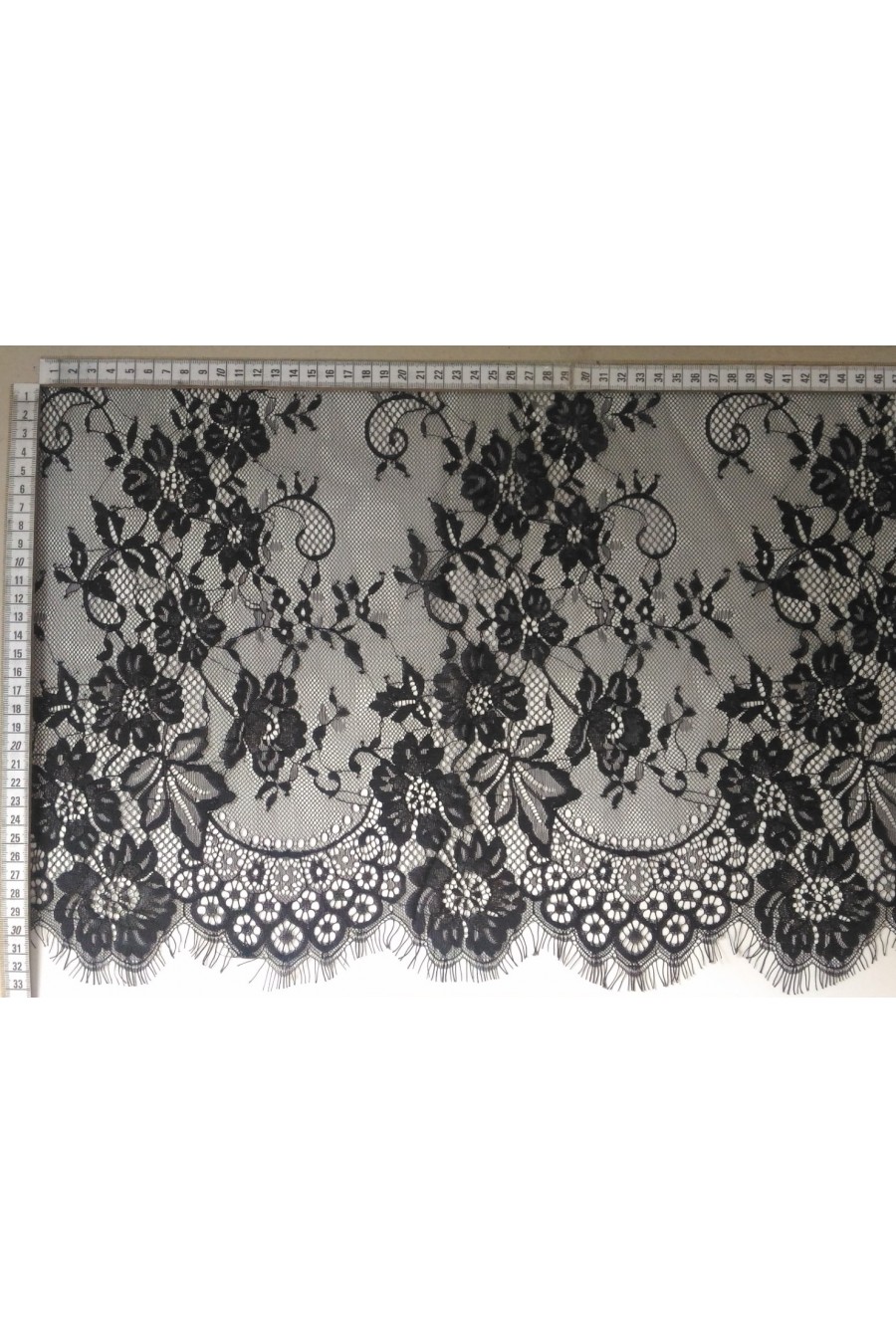 Siyah Sakallı Naylon Bant Dantel