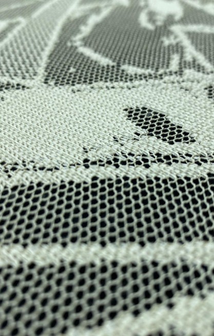 Krem Polyester Dantel