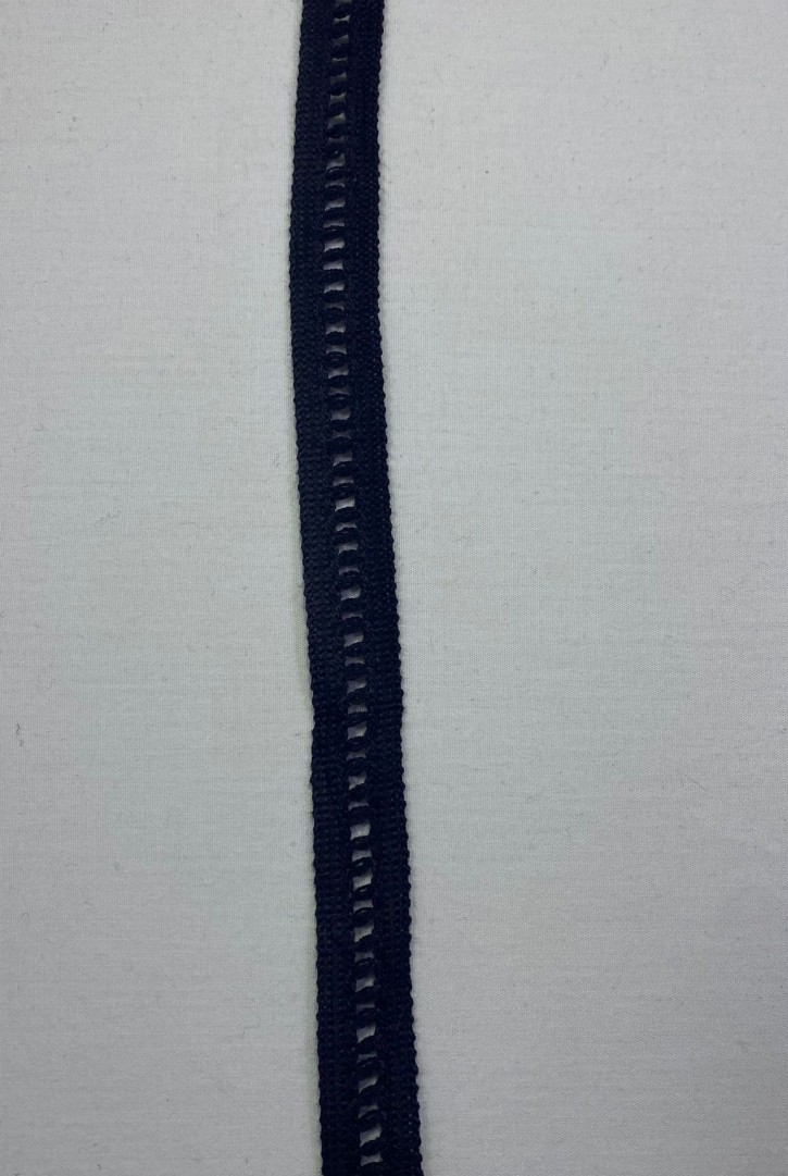 Siyah Kopanakili Pamuk Dantel Bant