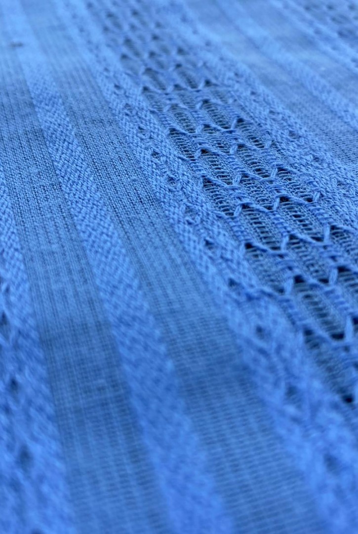 19375 KUMAŞ/İTHAL/LEZ/POLYESTER/VUAL/BLUE/135 CM