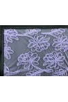 Lila Süzeneli Tül Kumaş - Yerli Polyester, 130 cm (11204)