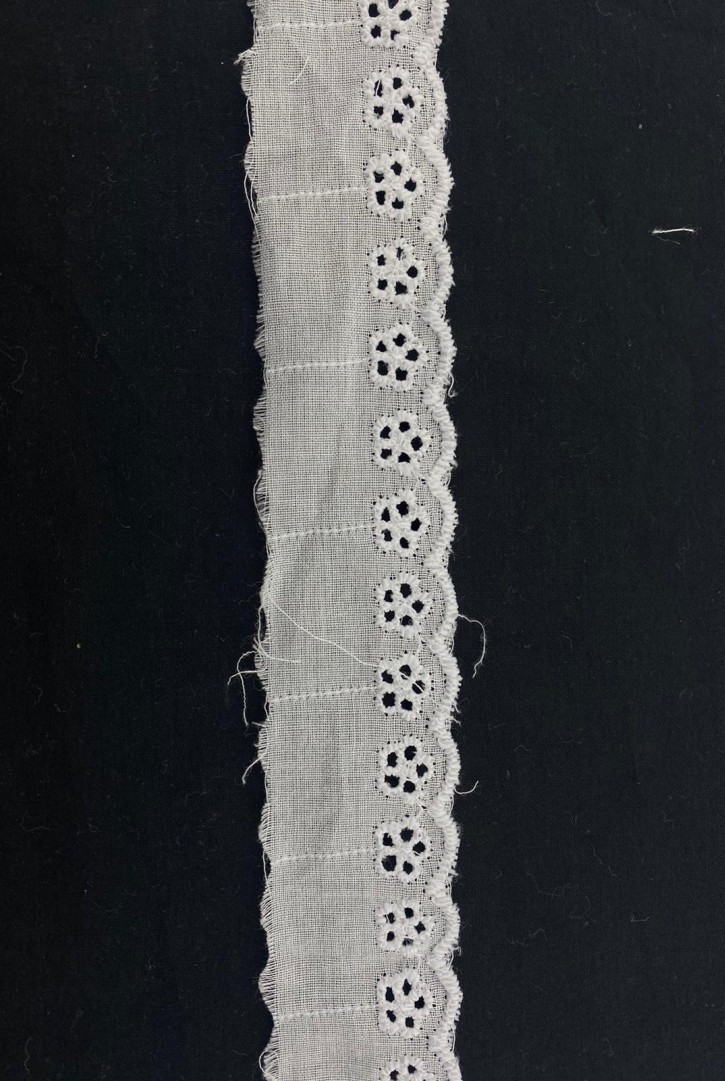 Optik Beyaz Mat Polyester Vual Brode Bant