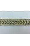 Gold Lurex Brode Bant 2 cm