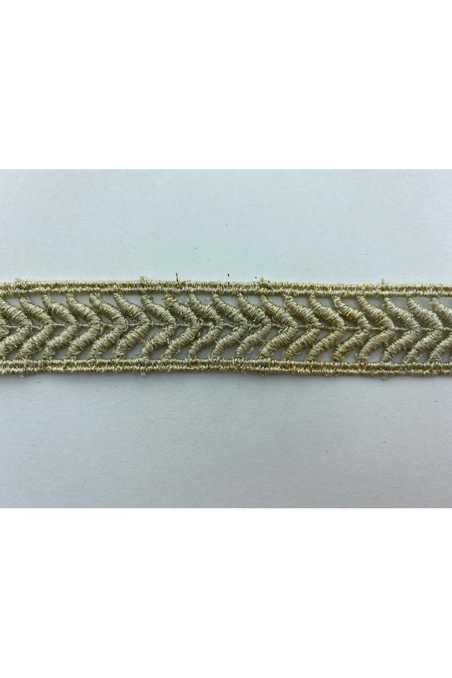 Gold Lurex Brode Bant 2 cm
