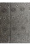 19372-METRE 19372 BRODE/İTHAL/LEZ/VUAL/PAMUK POLYESTER/BOHRERLİ/BLACK/135 CM