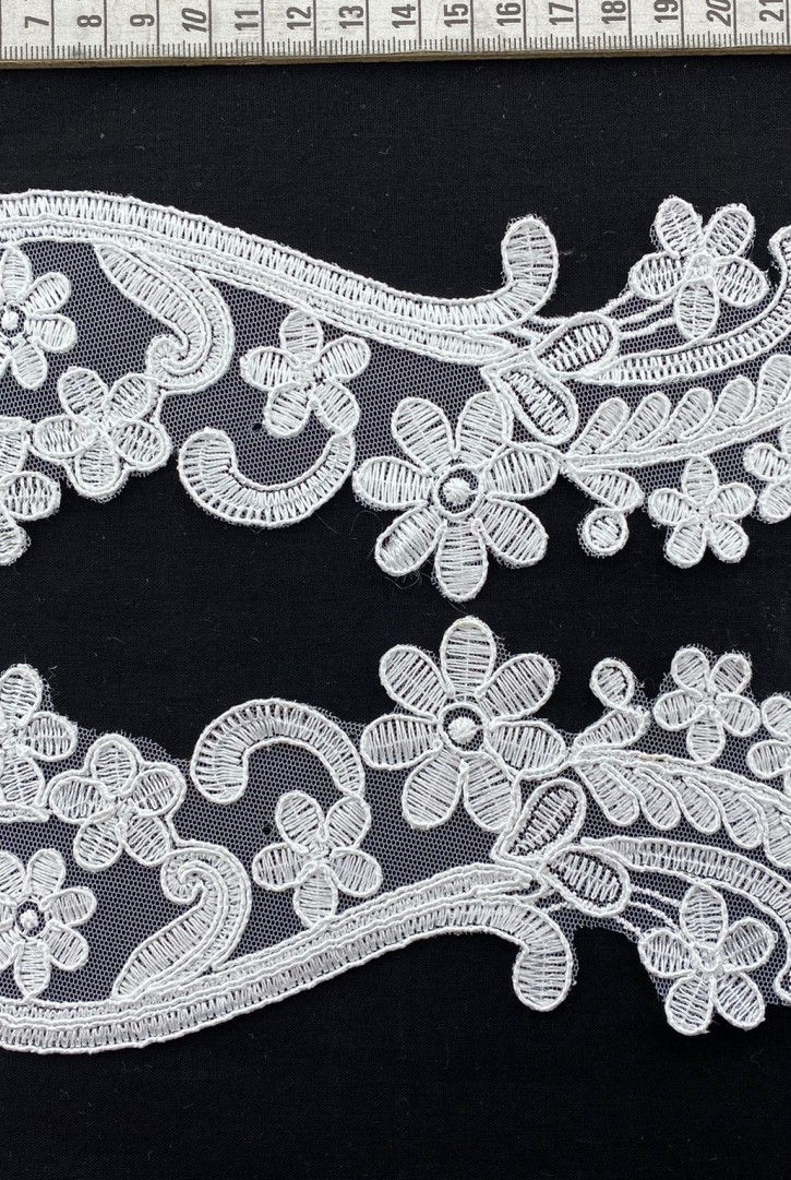 Düz Ham Kordlu Aplik Brode