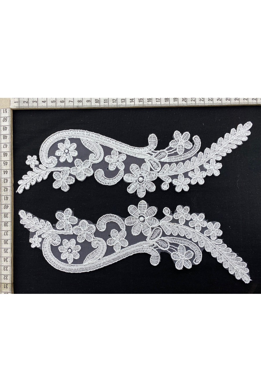 5321-ADET Düz Ham Kordlu Aplik Brode