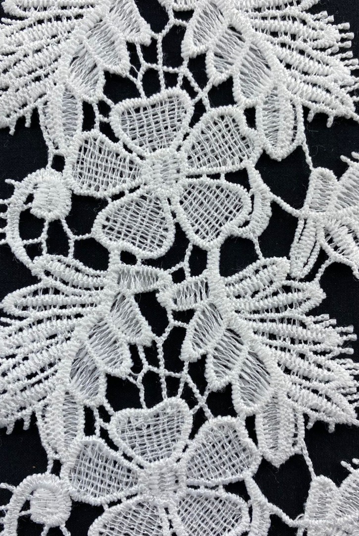 11 cm Ham Mat Polyester Güpür Brode Bant