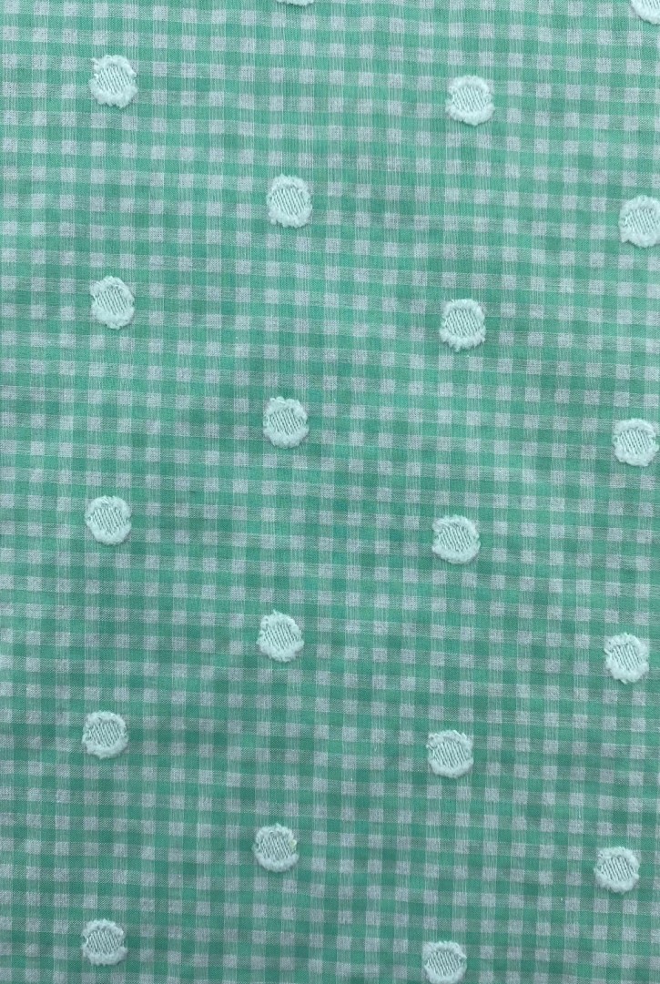 22178 KUMAŞ/YERLİ/LEZ/PAMUK POLYESTER/YEŞİL-BEYAZ/150 CM