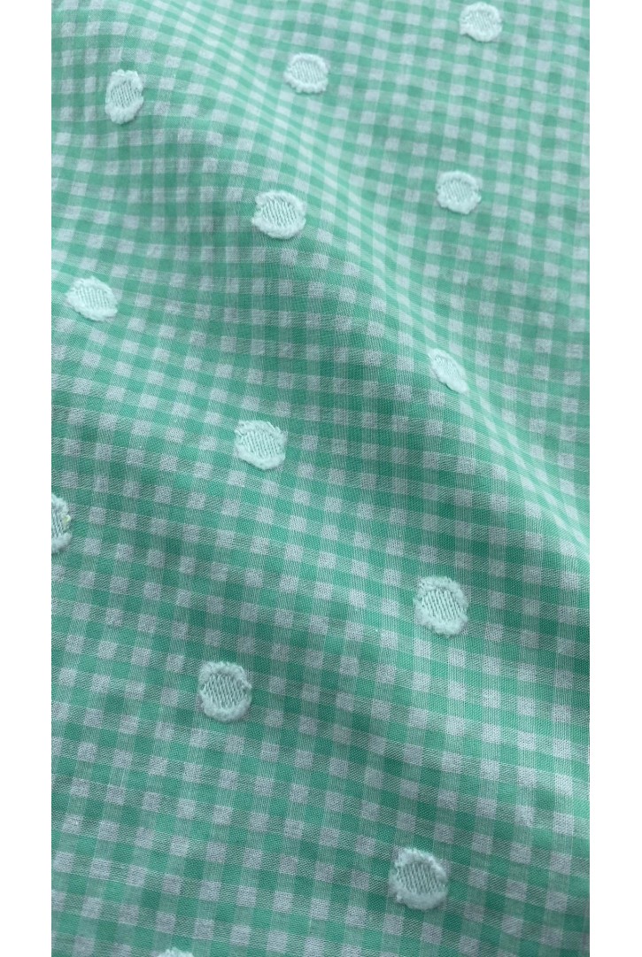 22178 KUMAŞ/YERLİ/LEZ/PAMUK POLYESTER/YEŞİL-BEYAZ/150 CM