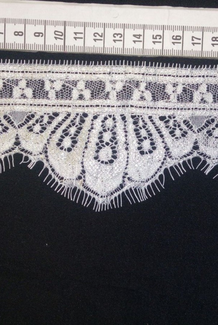 Ham Renk Sakallı İthal Naylon Bant Dantel