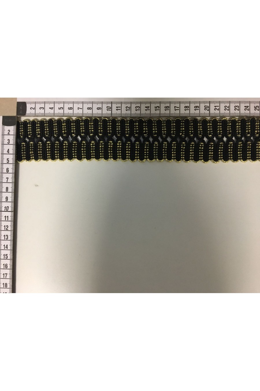 6940 ŞERİT/YERLİ/ÖRGÜLÜ/POLYESTER/SİYAH