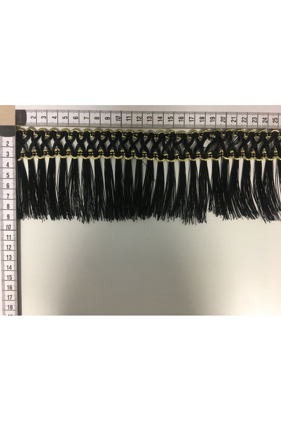 6938/ŞAÇAK/ÖRGÜLÜ/POLYESTER/YERLİ/SİYAH