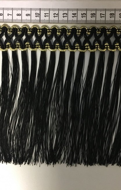 6941/SAÇAK/POLYESTER/YERLİ/SİYAH