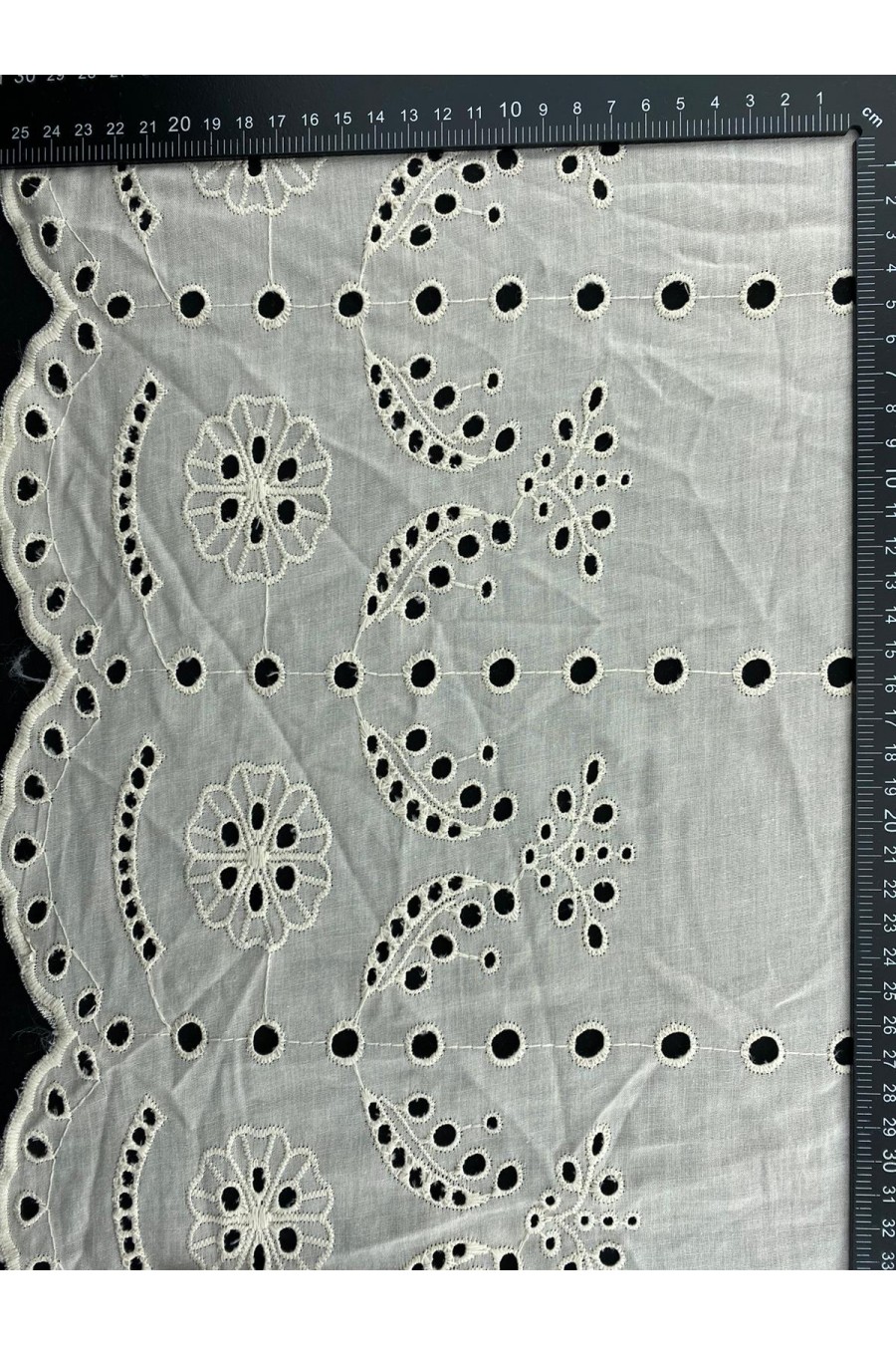 Taş Renk Vual Brode, Pamuk Polyester Karışımlı