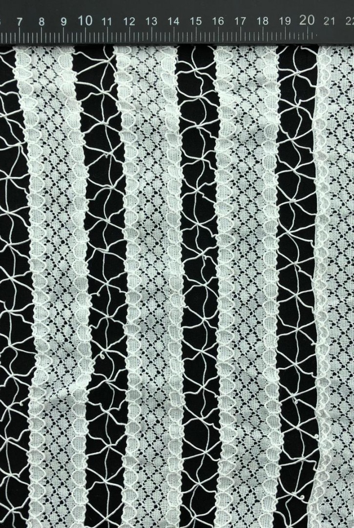 Parlak Polyester Ham Dantel