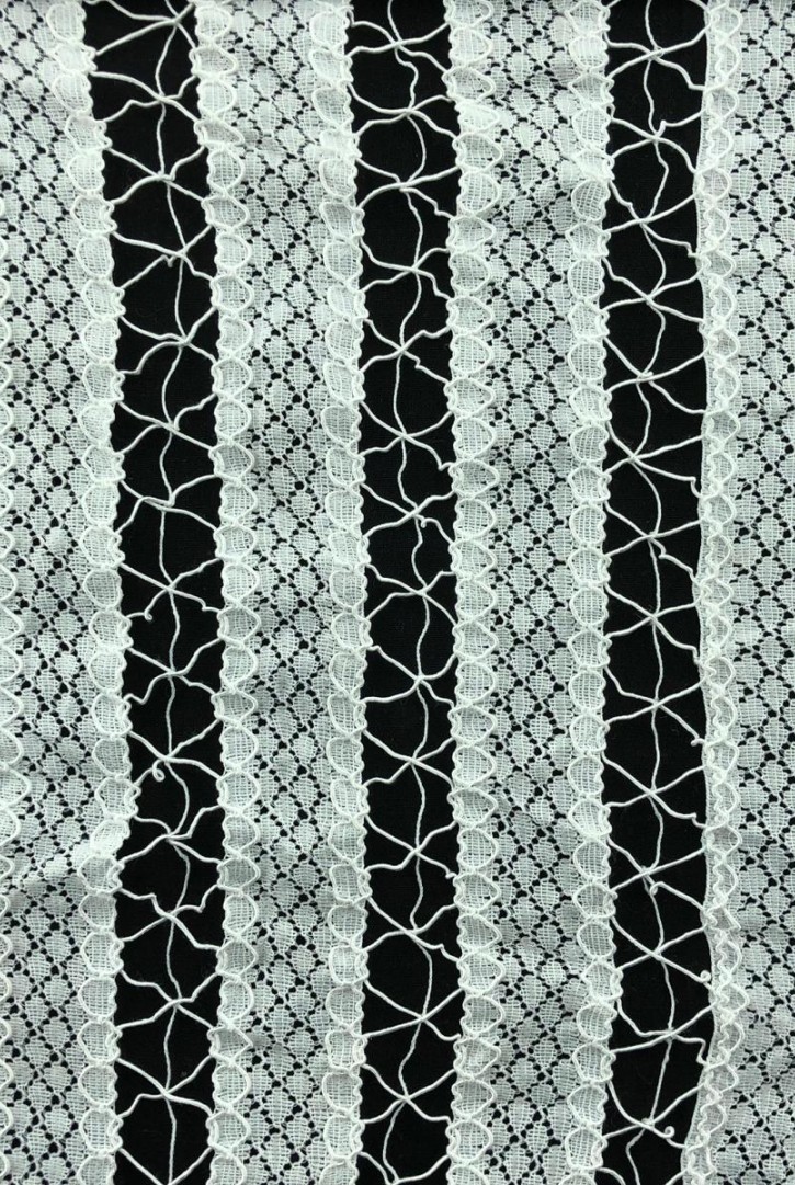 Parlak Polyester Ham Dantel