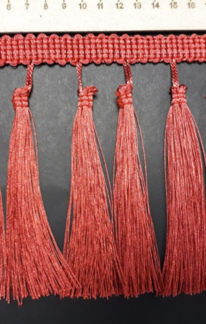 6933 SAÇAK/PÜSKÜLLÜ/POLYESTER/SİYAH/12 CM