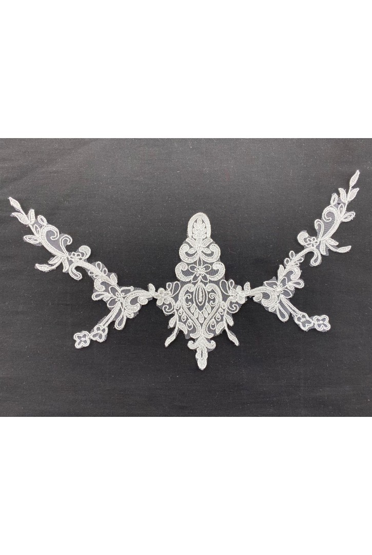 Ham Kordlu Polyester Aplik Brode