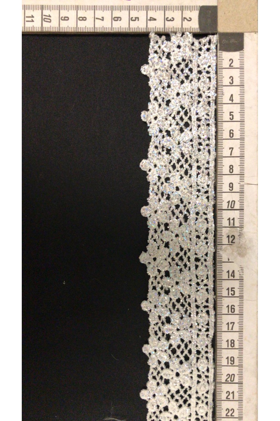 4,5 cm Hologram Etkili Ham Brode Bant, Yerli Polyester