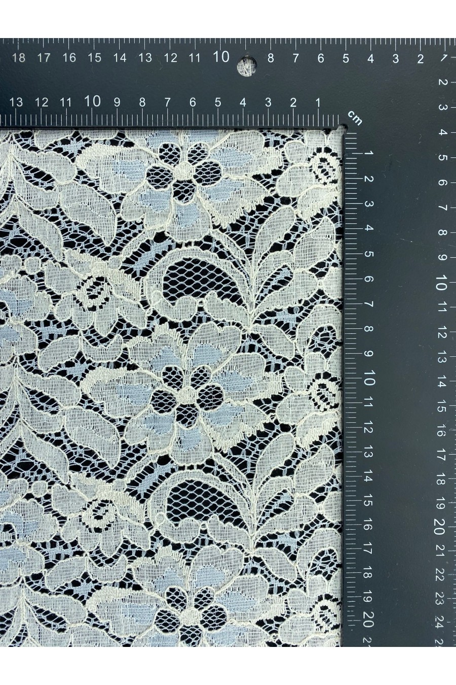 150 cm Fikslenmiş Pamuk Naylon Dantel, İthal