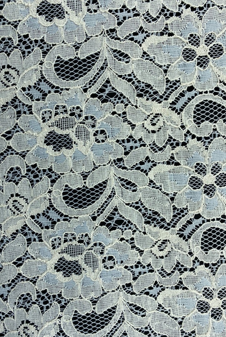 150 cm Fikslenmiş Pamuk Naylon Dantel, İthal