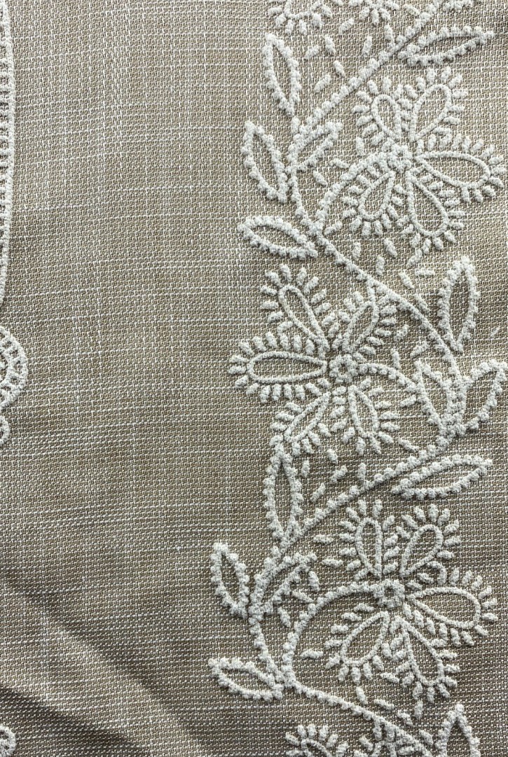 22374 KUMAŞ/YERLİ/LEZ/POLYESTER/VİSKON/YAKMA/BEYAZ/142 CM