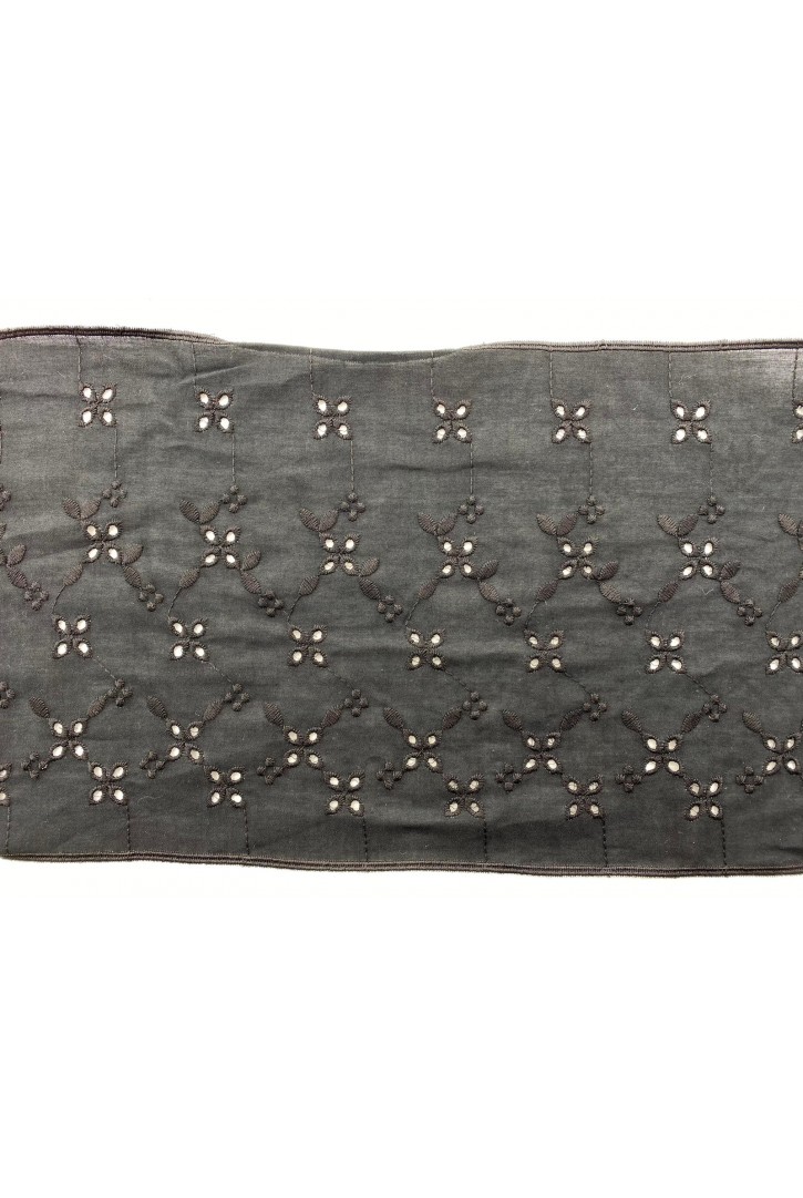 Siyah Vual Brode Bant, 21 cm