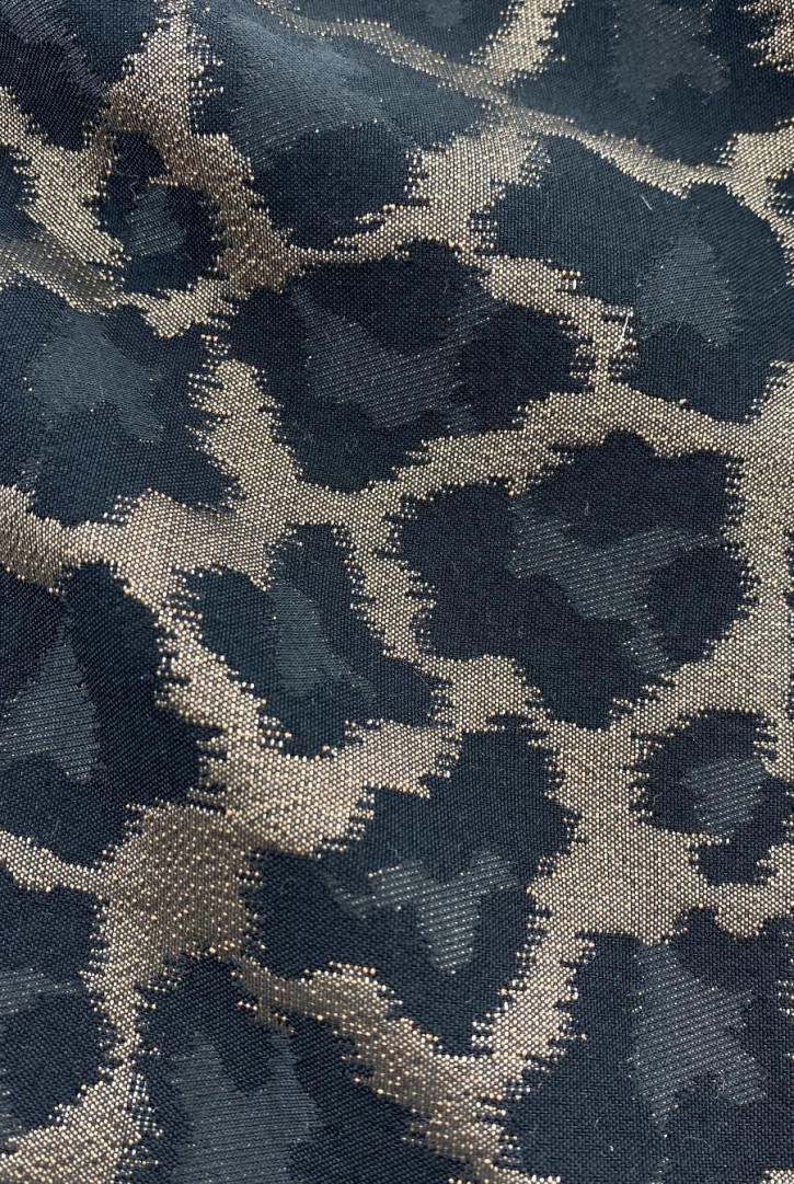 22187 KUMAŞ/YERLİ/LEZ/POLYESTER/VİSKON/SİYAH-BAKIR/155 CM