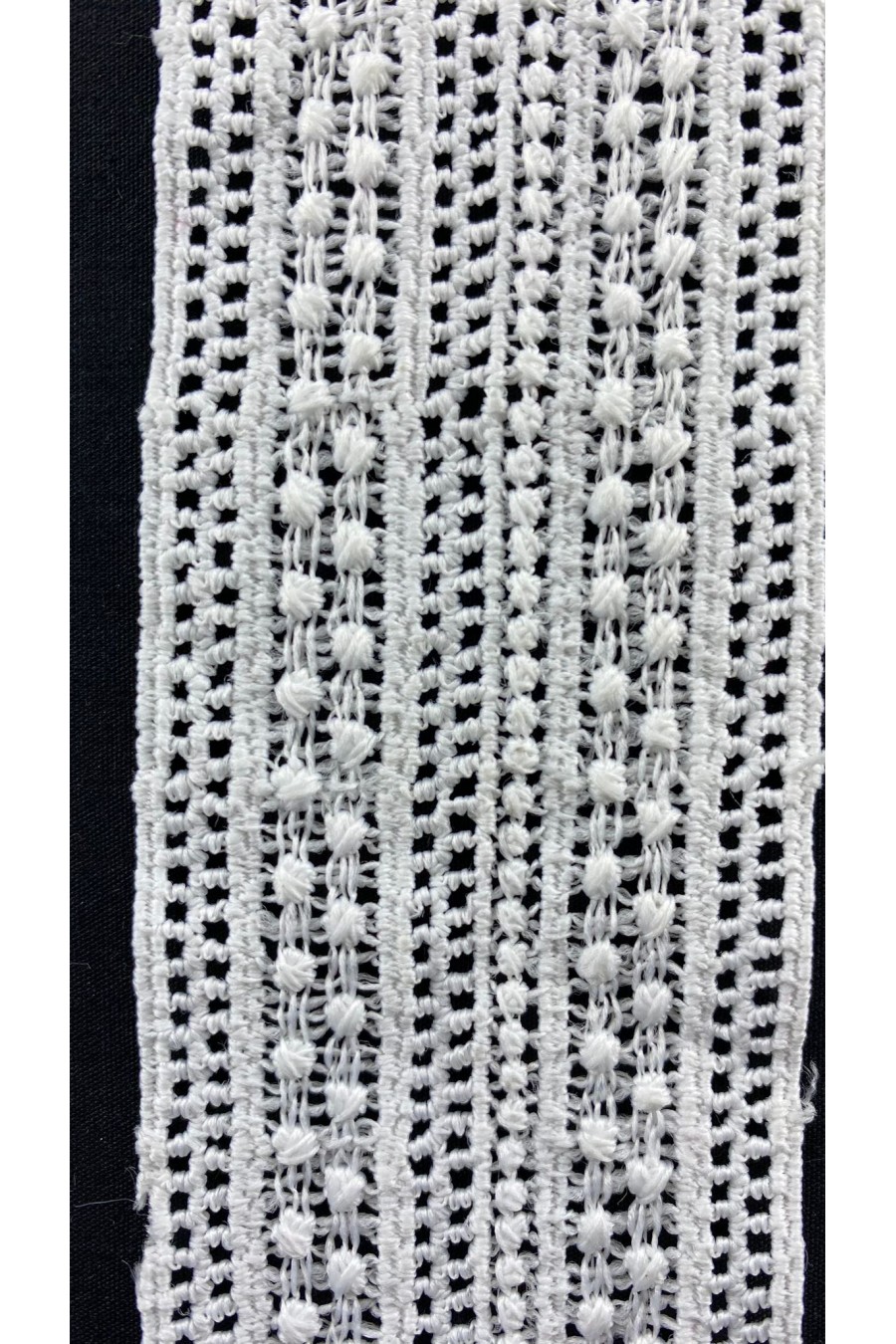 15443-METRE 6 cm Ham Güpür Brode Bant