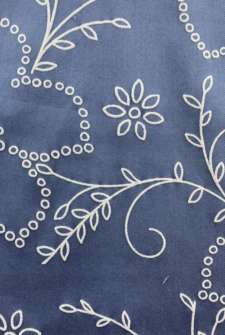 22383 KUMAŞ/YERLİ/LEZ/PAMUK/POLYESTER/MAVİ/140 CM