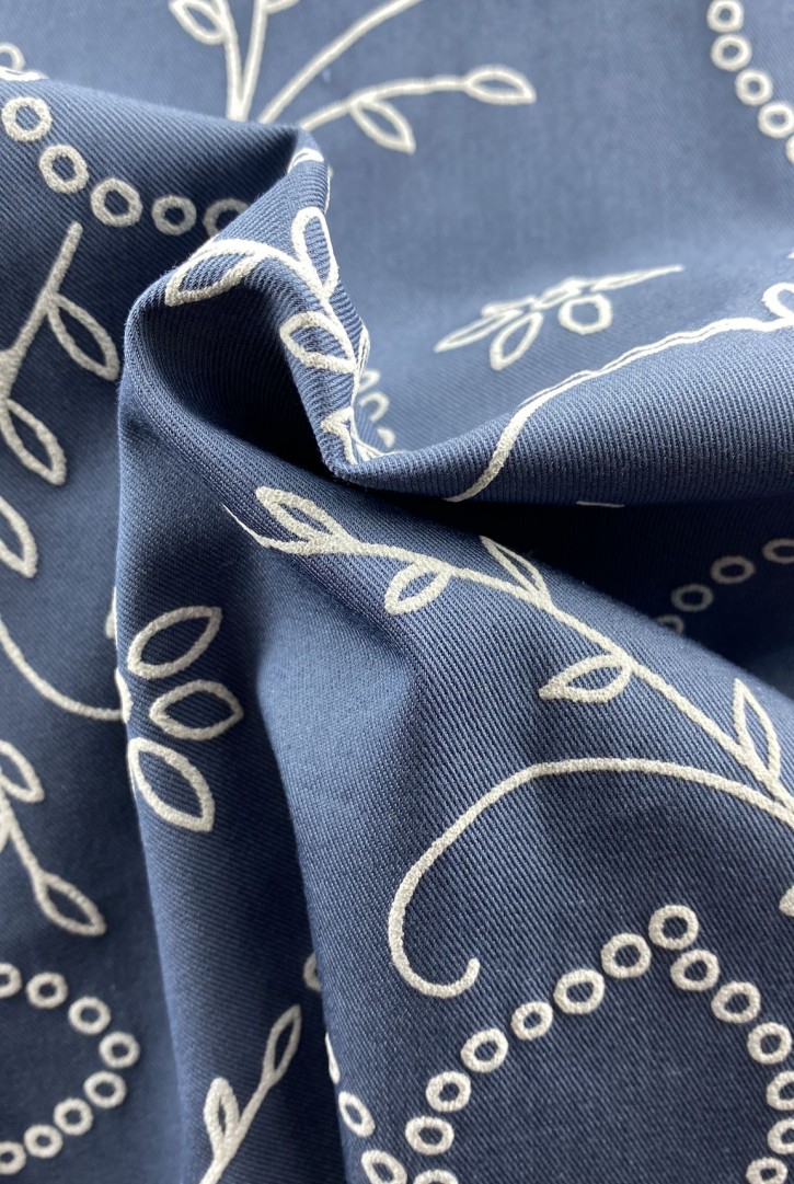 22383 KUMAŞ/YERLİ/LEZ/PAMUK/POLYESTER/MAVİ/140 CM