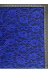 4225-KG Saks Mavi Mikro Polyester Sakallı Dantel - 140 cm