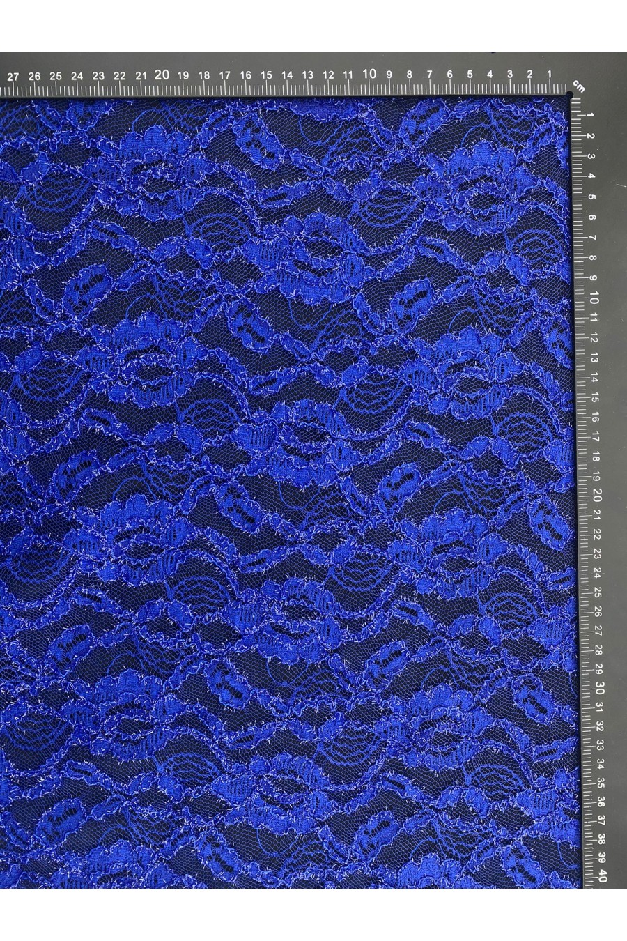 4225-KG Saks Mavi Mikro Polyester Sakallı Dantel - 140 cm