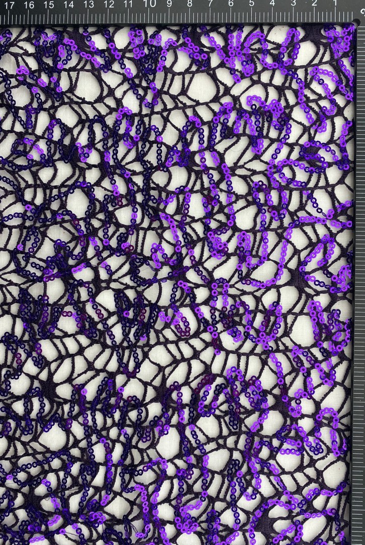 Mor Renk İthal Polyester Payet File