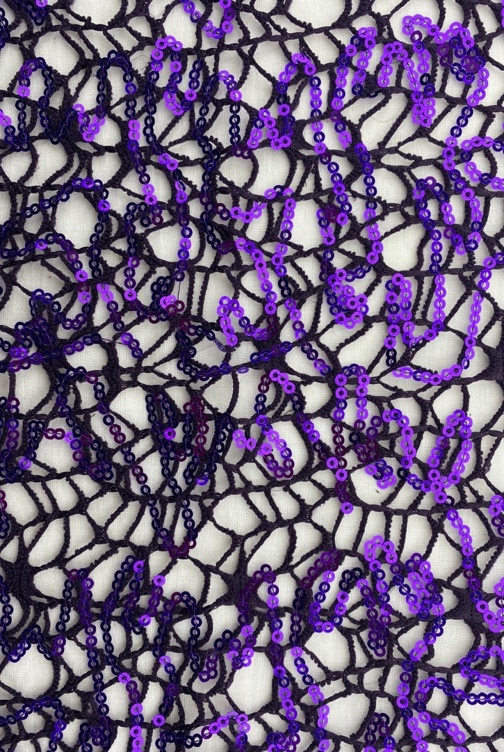 Mor Renk İthal Polyester Payet File