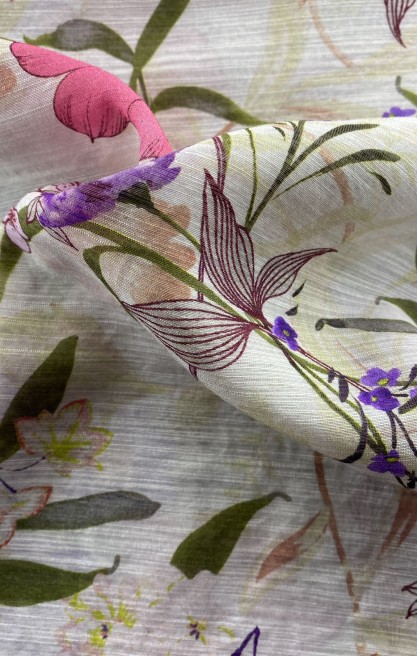 22386 KUMAŞ/YERLİ/LEZ/POLYAMİD/VİSKON/RENKLİ/150 CM