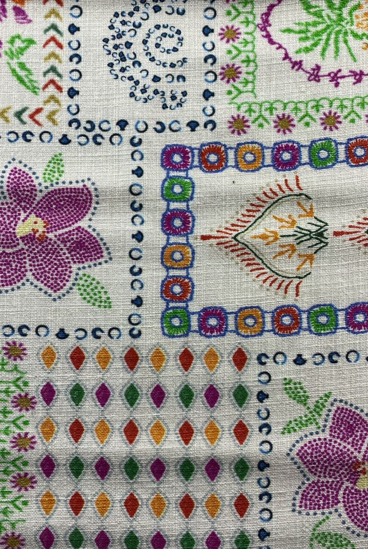 22387 KUMAŞ/YERLİ/LEZ/PAMUK/VİSKON/BEYAZ/150 CM