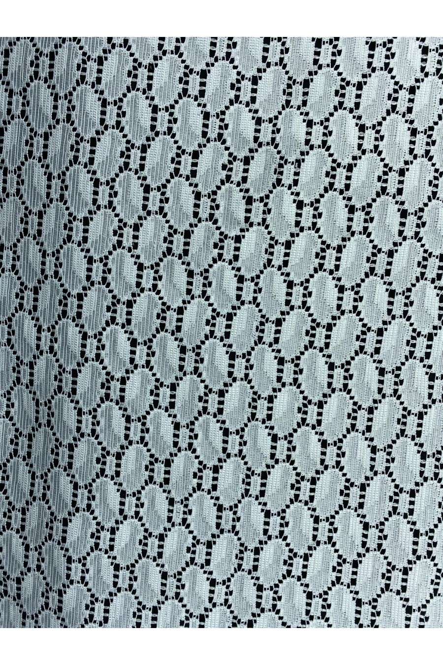 Fikse Edilmiş Mikro Polyester Dantel Kumaş