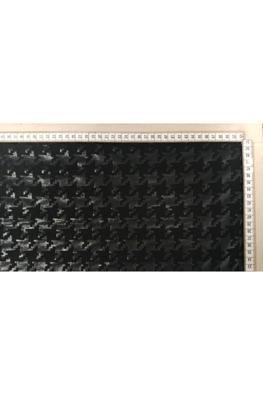 11384-METRE Likralı Siyah Deri Kumaş – Polyester Elastan Karışımı