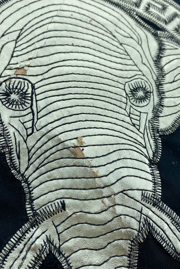 Gold Nakış Bant - Polyester, 23 cm (2819)